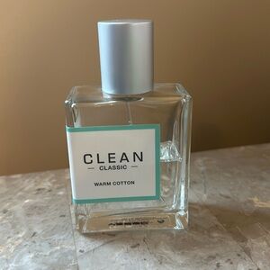 Clean Classic Warm Cotton eau de parfum 2oz (total when full) - Used